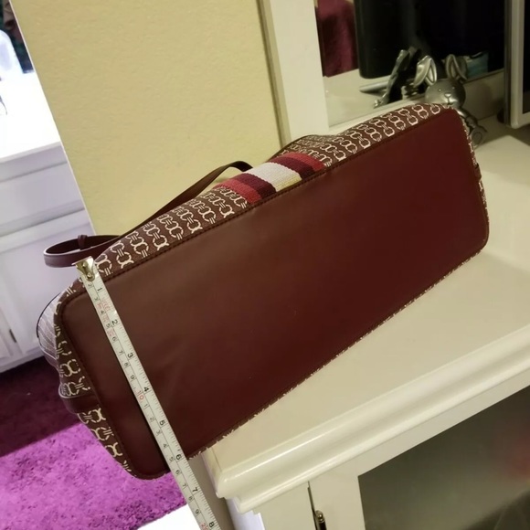 Tory Burch Gemini Link Tote in Real Burgundy - Picture 11 of 16